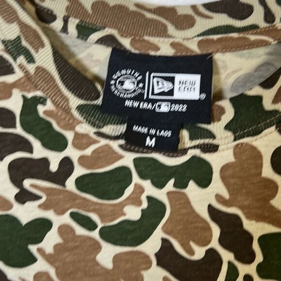 New Era MLB Oakland A’s Camo Cotton Baseball T-shirt NWT Men Medium - Picture 2 of 5
